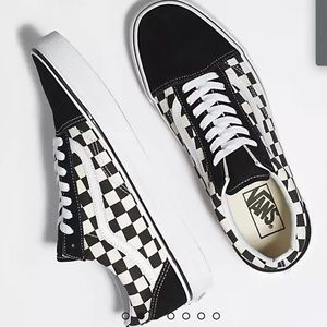 Vans | Shoes | Vans Checkered Old Stool Sued | Poshmark